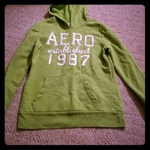 Aero medium lime green hoodie